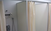 正田醤油スタジアム群馬のシャワー室
